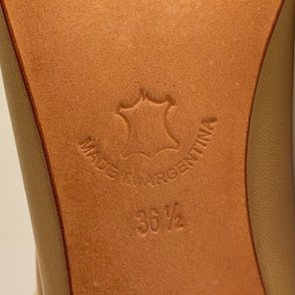 Martiniano Kid Leather Booties (Lichen) 36.5 - Picture 4 of 7